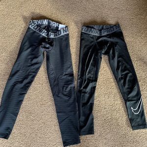 Boys Nike compression for leggings